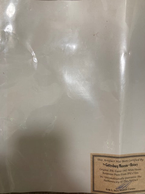 Original Phot/o Owned By JFK w/ Certificate