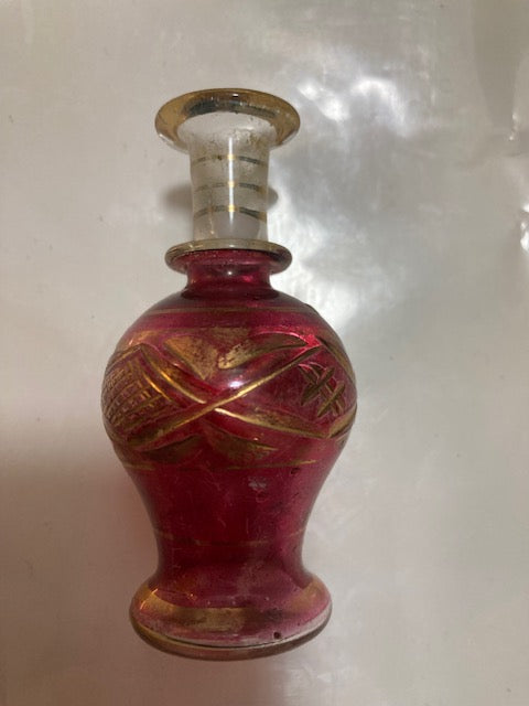 Vintage 1960's Antique Glass Oil dropper Alter Perfume
