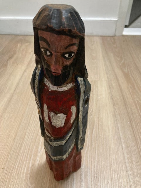 Rare Antique Wooden Disciples Statue From Israel